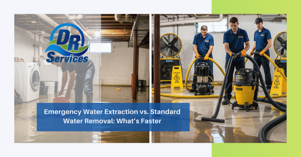 Emergency Water Extraction vs. Standard Water Removal