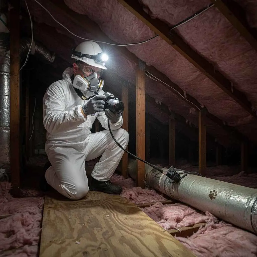 professional inspection of attic space
