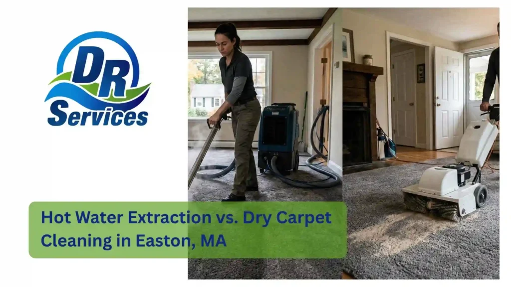 Hot Water Extraction vs. Dry Carpet Cleaning in Easton, MA