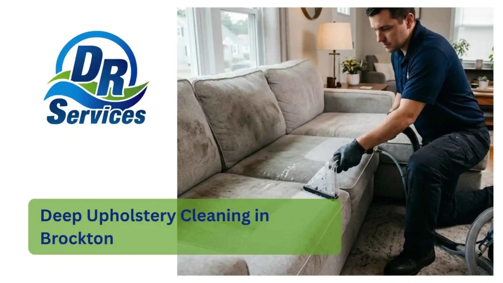 Deep Upholstery Cleaning in Brockton
