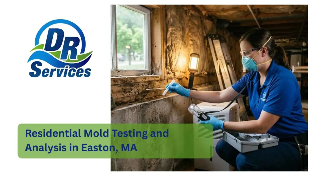 Residential Mold Testing and Analysis in Easton, MA