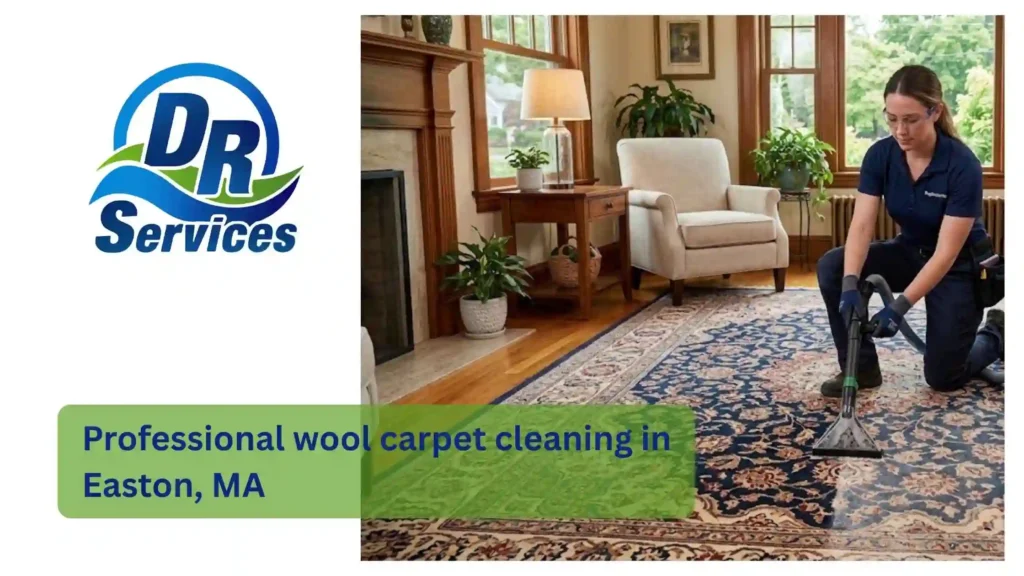 Professional wool carpet cleaning in Easton, MA
